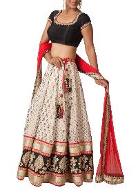 chanderi lehengas