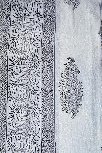 block printed double bed sheets