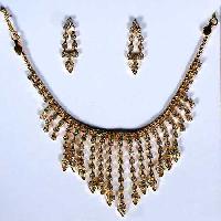 Imitation Diamond Necklace Set