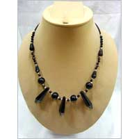 Glass bead necklace