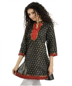 Black Ladies designer Kurti/ Salwar Tops