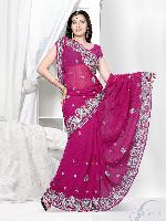 Indian Designer Saree, Heavy Work Party Wear Saree