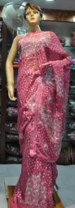 Embroidered Georgette Saree