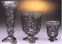 Glass Candle Stands