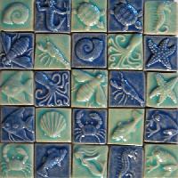 handmade glass mosaic tiles