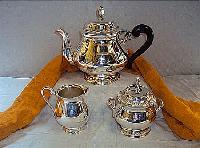 Silver Plated Tea Kettle