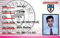 PVC Student ID Card
