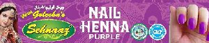 Purple Nail Henna