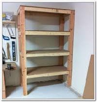 wooden storage shelfs