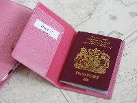 leather passports holder