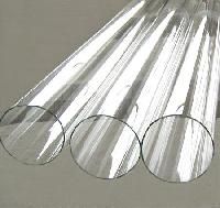 transparent quartz tubes