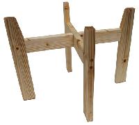 wooden stands