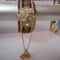 Rhinestone Bangles, Machine Cut Bangles