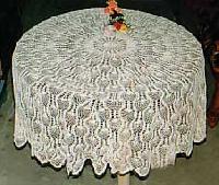 Crochet Round Table Cloth
