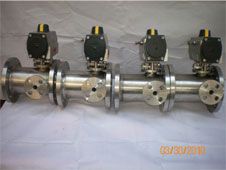 Actuated ball valves