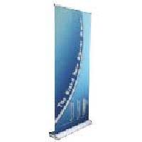 Delux roll up banner stand