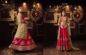 Prodigious Patch Border Work Hot Pink A Line Lehenga Choli