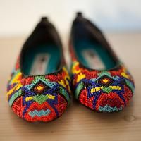 beaded shoes