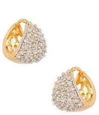 trendy diamond earrings