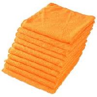 orange duster cloths