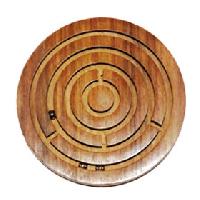 Wooden Circle Maze Puzzle