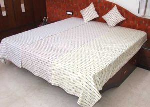 cotton printed bed sheet