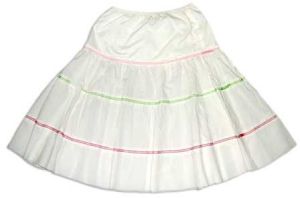 Ladies White Short Skirts