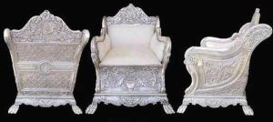 Silver Sofa Set (uce Cr 131)