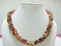 Natural Gemstone Chip Necklace