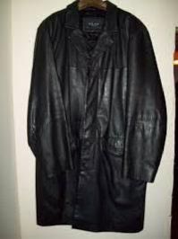 Leather Overcoat