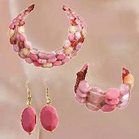 Pink Colour Jewellery Sets