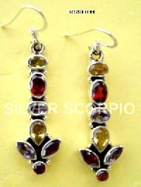 Silver Earrings Rsse - 11