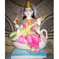 Goddess Saraswati Marble Statues