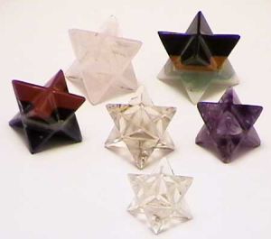 Gemstone Merkaba Stars