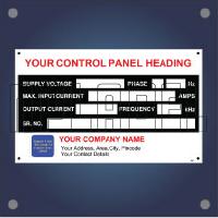 Electrical Control Panel Labels