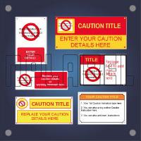 Industrial Caution Signage