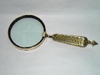 4 Inch Magnfying Glass with Brass Handle