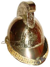 Brass Fireman Helmet