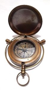 Brass Solid Pocket Compass