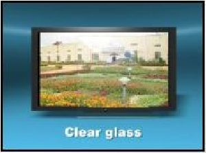 flat clear glass