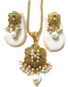 Kundan Pendant Set - (model No. - Kj - 6)