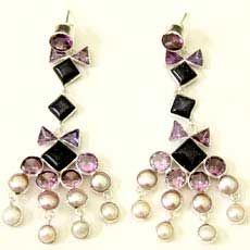 Gemstone Earrings E - 3278