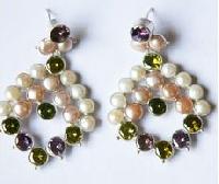 Gemstone Earrings E - 3402