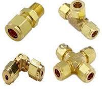 brass compression tube fittings