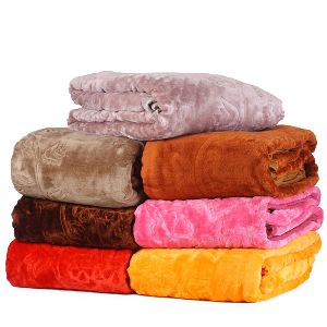 Plain and Embossed Mink Blankets