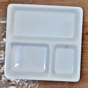 Acrylic pav Bhaji plate