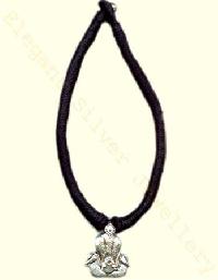 TN-02 black thread necklace