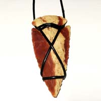 Hand Knapped Indian Jasper Arrowheads