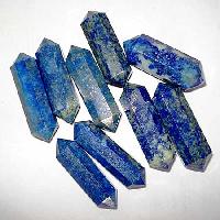 Lapis Lazuli Double Terminated Pencil Pendants