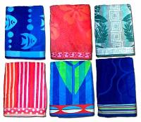 Velour Jacquard Beach Towel